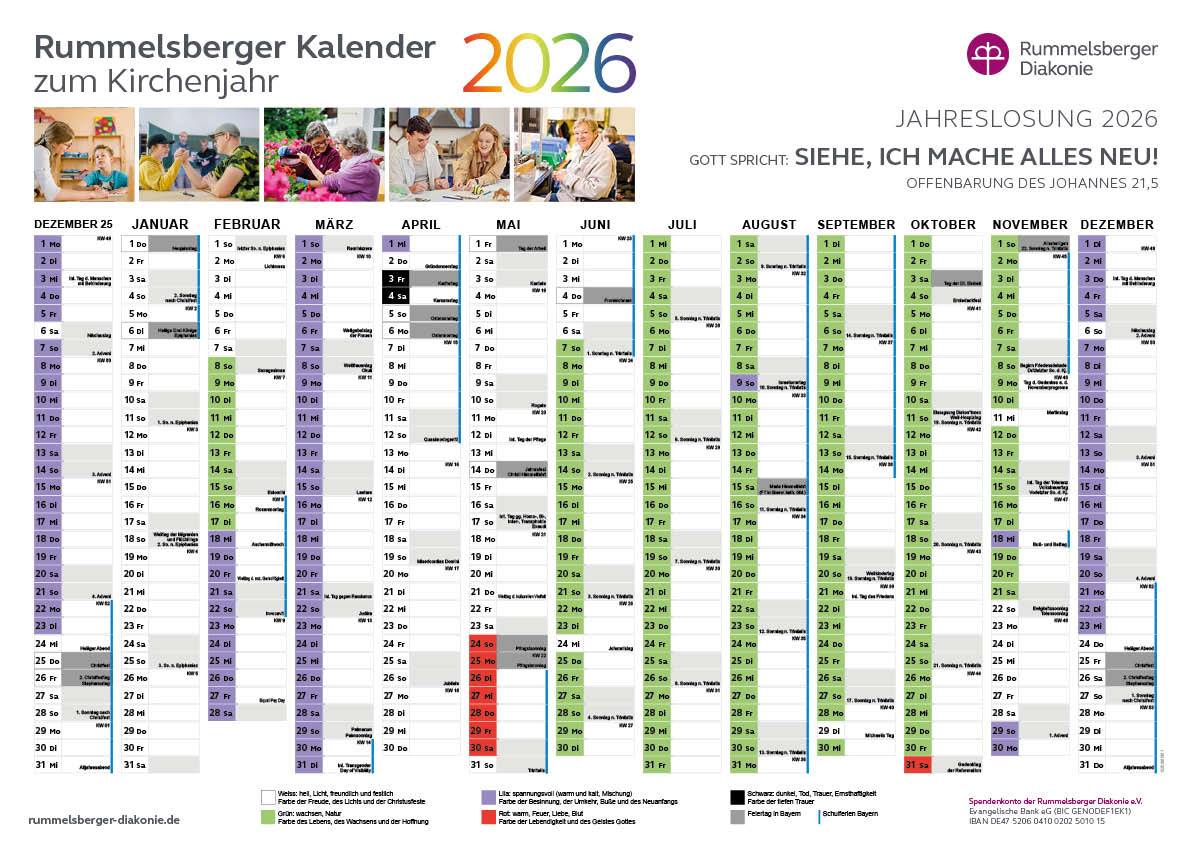 Kirchenjahreskalender 2026