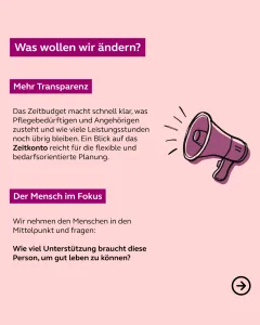 Was wollen wir ändern? Mehr Transparenz bei Pflegegraden!