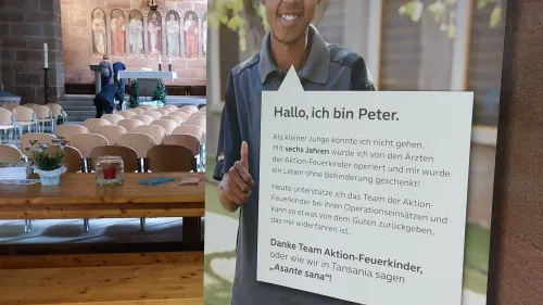 Ausstellung zu 25 Jahre Projekt Feuerkinder