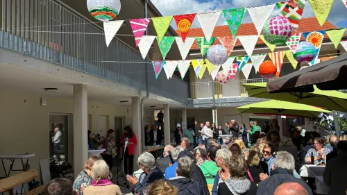 Innenhof - Wohnen in Unterfranken