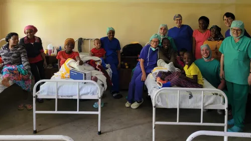Patienten und Projekt Feuerkinder Team